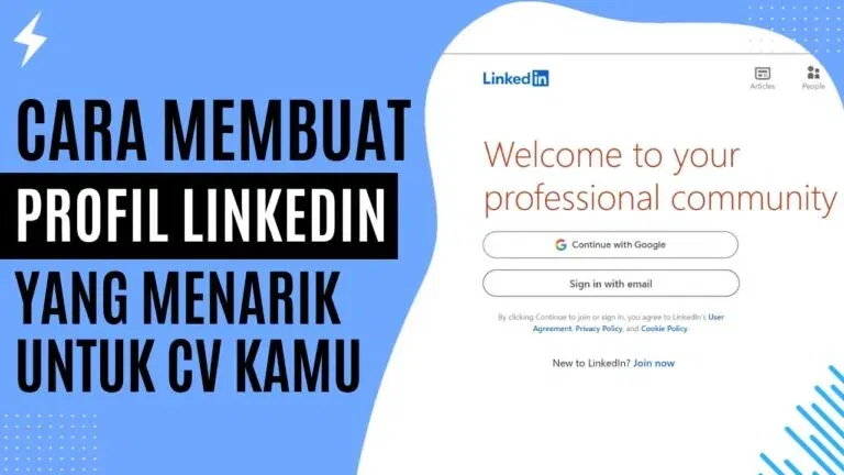 Cara Membuat Profil LinkedIn yang Profesional untuk CV Kamu