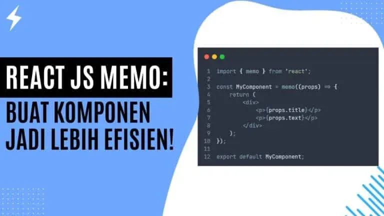 React JS Memo Buat Komponen Jadi Lebih Efisien!