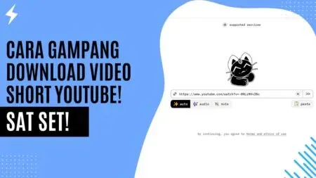 Cara Gampang Download Video Short Youtube! Sat Set!