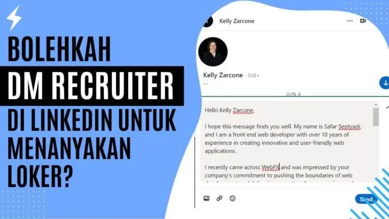 Bolehkah DM Recruiter di LinkedIn untuk Menanyakan Loker